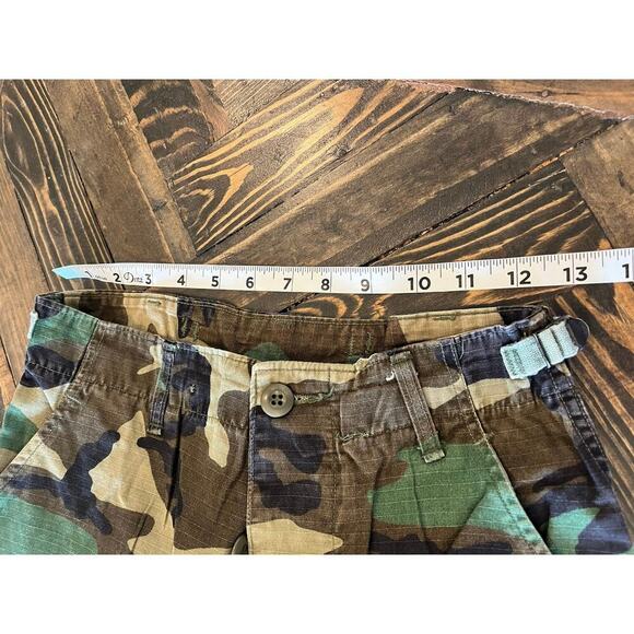 US Navy Camo Combat Military XS Trousers Costume Pockets Uniform Hunting Cargo - Picture 4 of 12